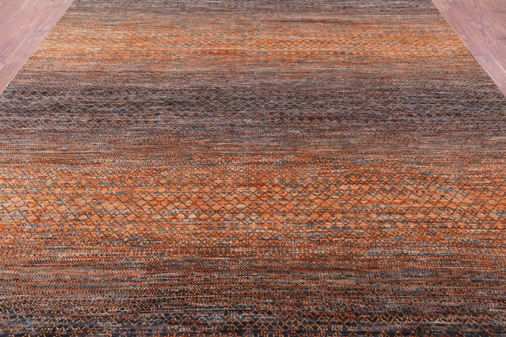 Savannah Grass Hand Knotted Wool Rug 10' 0" X 14' 0" - Q13417