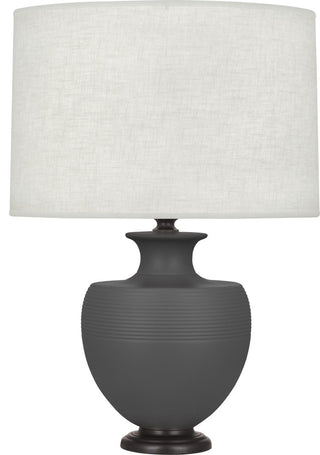 Michael Berman Atlas Table Lamp, Matte Ash With Patina Bronze