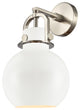 Innovations Lighting 710-1W-SN-M710-8W-LED Newton Sphere 1 Light 8" Sconce