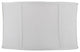 Drum Softable Ack Fabric Shade, White Finish, Off White