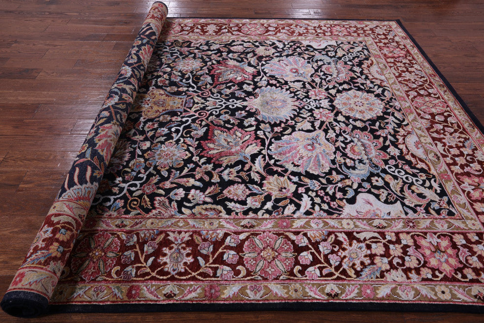 Persian Silk Hand Knotted Rug 7' 9" X 9' 10" Q5962