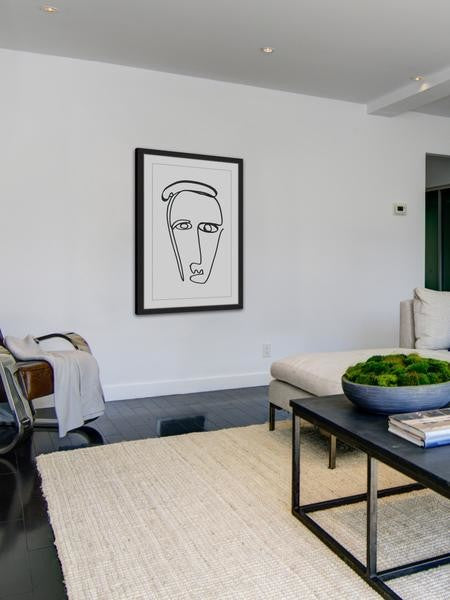 "Crooked" Framed Painting Print, 20"x30"