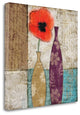"Le Pavot Rouge" By Keith Mallett, Giclee Print on Gallery Wrap Canvas