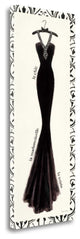 "Couture Noir Original III With Border" By Emily Adams, Gallery Wrap Canvas