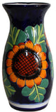 Sunflower Talavera Round Flower Vase