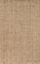 Hira Hand Woven Diamond Chunky Jute Natural  3' x 5' Area Rug