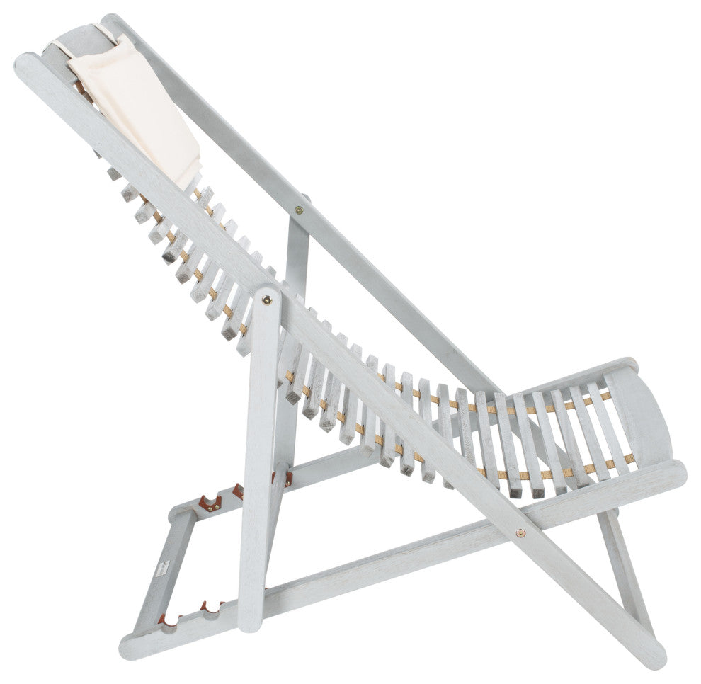 Safavieh Rendi Relax Chair With Pillow, Grey/Beige