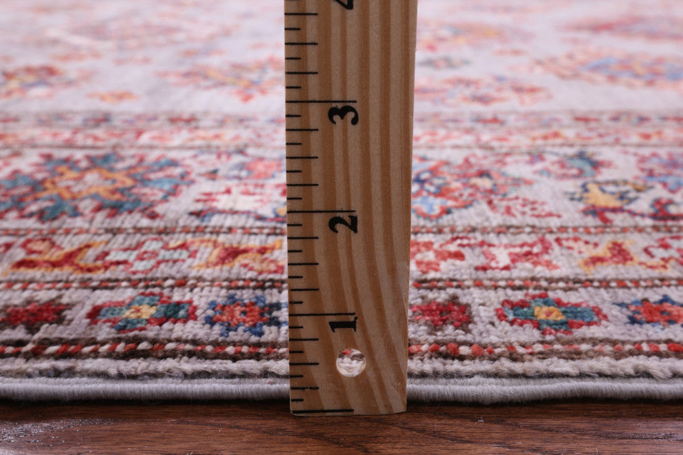 Super Kazak Hand Knotted Wool Rug 5' 8" X 7' 10" Q10256