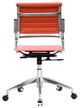 Classics Flees Office Chair Mid Back, Orange