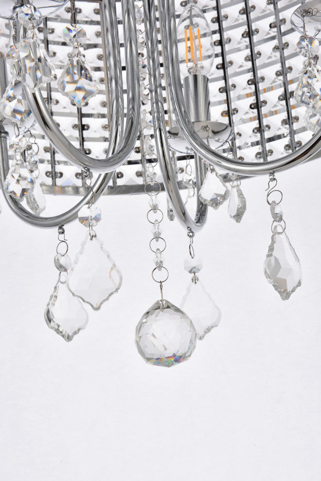 Elizabeth 17" Pendant, Chrome