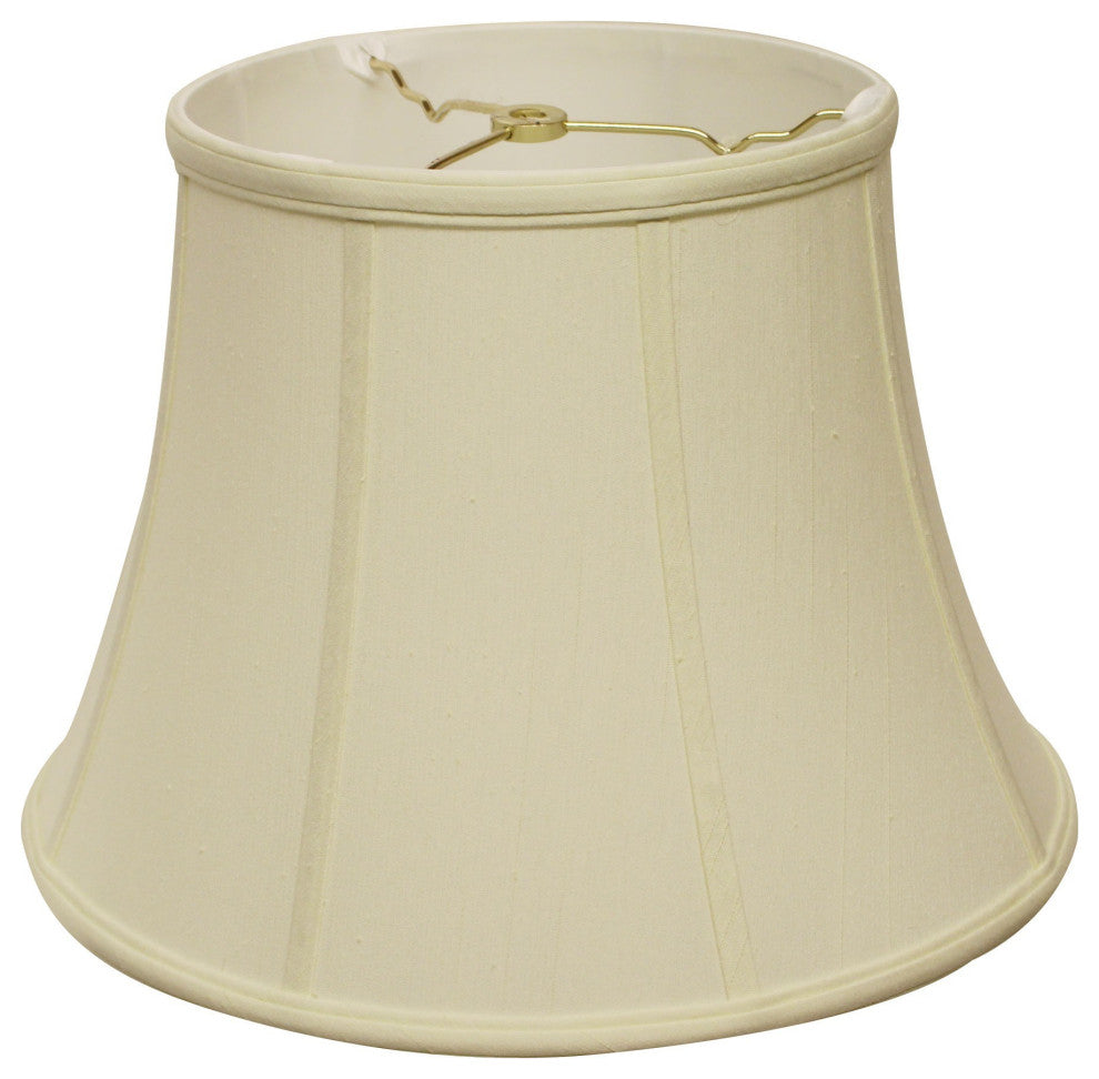 16" Ivory Altered Bell Monay Shantung Lampshade