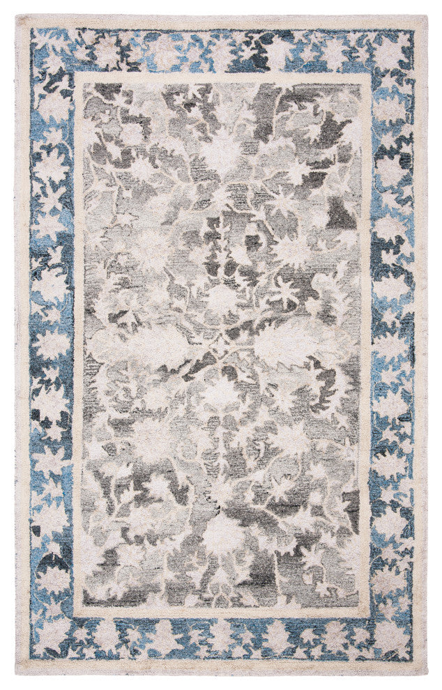 Safavieh Couture Abstract Collection, ABT625 Rug, Beige/Blue, 8'x10'