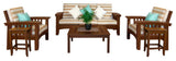 Hershy Way Deep Seating, 6-Piece Set, Foster Metallic Stripe