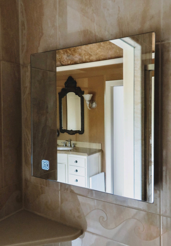 Clarity Fog Free Shower Mirror, Wall Mountable With Lithium Ion Battery
