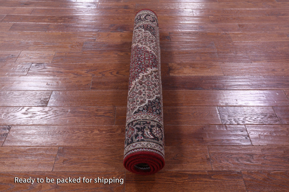 Persian Tabriz Hand-Knotted Wool & Silk Rug 3' 11" X 5' 11" - Q13022
