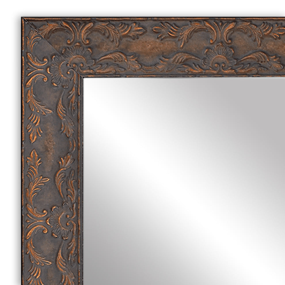 Maricopa Framed Wall Mirror, Bronze, 22"x30"
