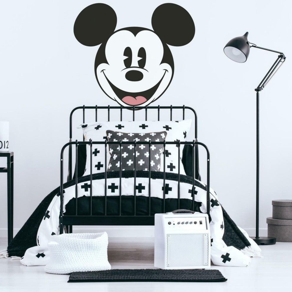 Classic Mickey Head Xl Peel And Stick Wall Decal