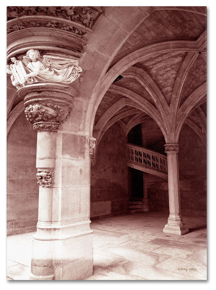 'Musee de Cluny' Canvas Art by Kathy Yates
