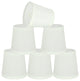 32047-6 Small Hardback Empire Chandelier Clip On Lamp Shade Off White 3"x4"x4"