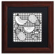 Hello Angel 'Fruit' Art, Wood Frame, Black Mat, 11x11