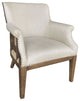 Raleigh Accent Chair, Off-White
