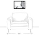 Black and White Lone Horse 12x18 Black Floating Framed Canvas