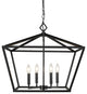 Millennium Lighting Corona Pendant, Matte Black
