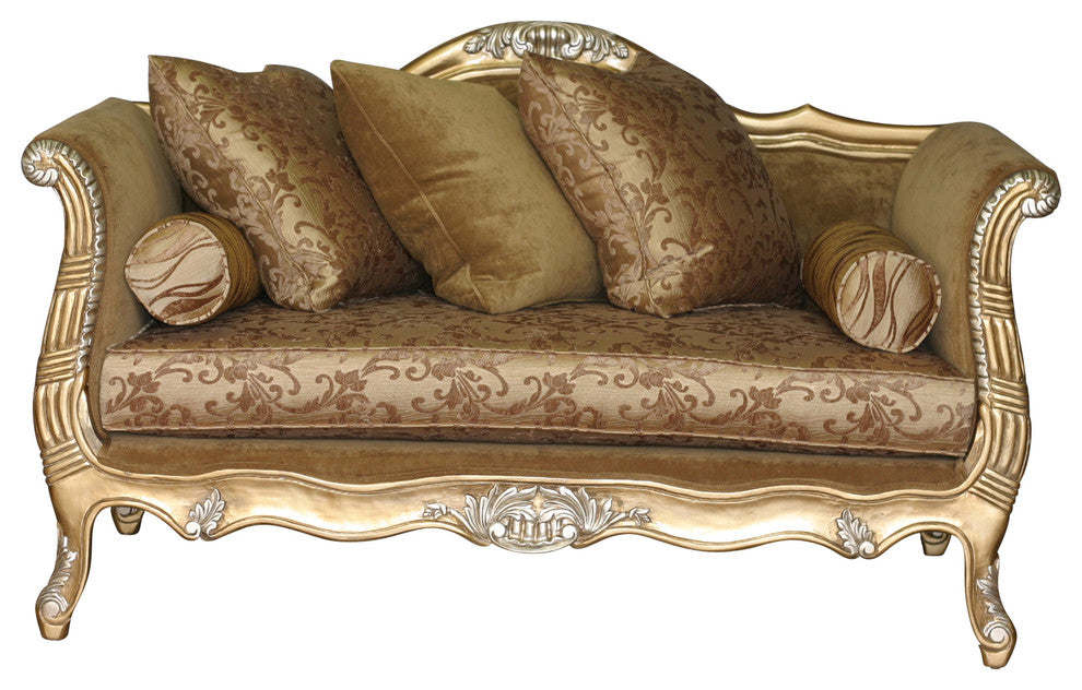 Crown Love Seat and Pillows
