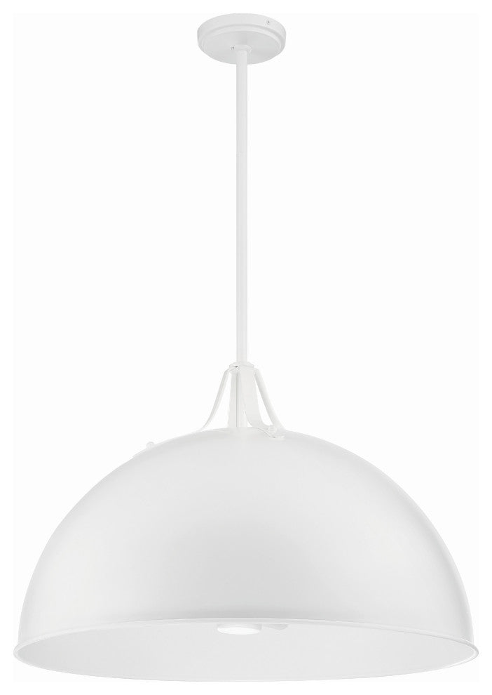 Soto 3-Light White Pendant