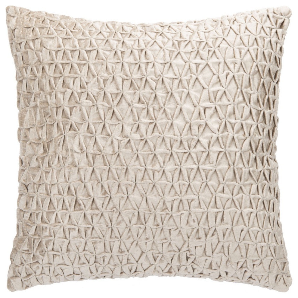 Safavieh Harla Pillow, Beige, 1'6" Square