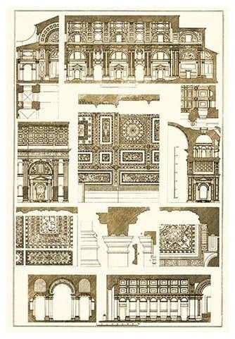 Barrel - Vaults of the Renaissance - Fine Art Giclee Print 24" x 36"