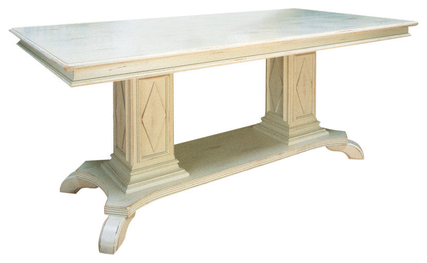 Diamond Valley Pedestal Dining Table, 36"x78"