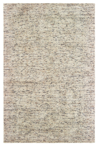 Liana Hand-Tufted Wool and Viscose Shaded Solid Ivory/Sand Rug, 8' x 10'