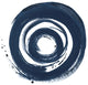 African Navy Circle Abstract - 84 x 84 by Patricia Pinto