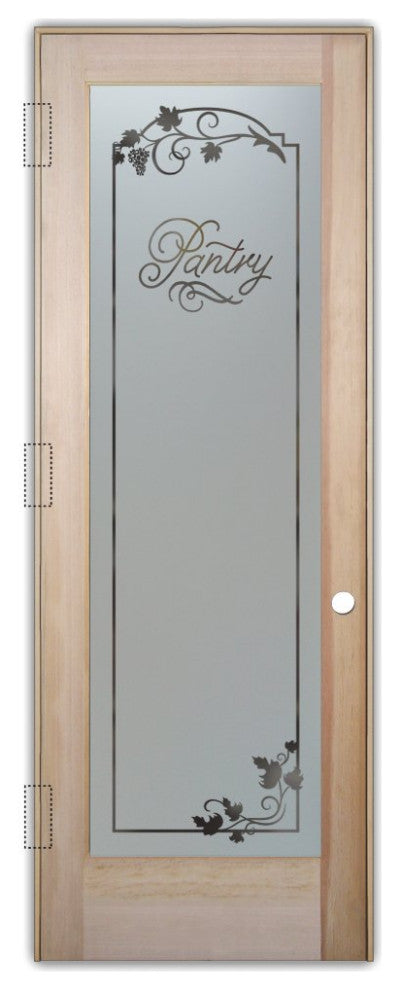 Pantry Door - Grape Ivy Melany - Douglas Fir (stain grade) - 24" x 84" -...
