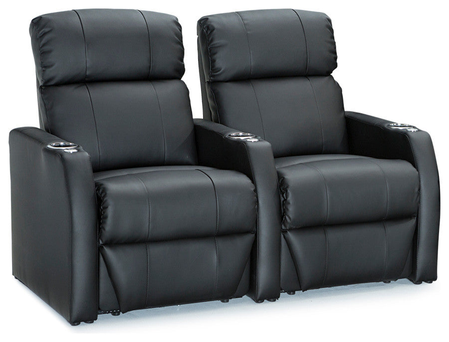 Seatcraft Sienna Home Theater Seating, Black, Row of 2