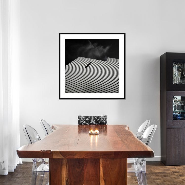 "The Small Window" Framed Digital Print by Gilbert Claes, 44x44"