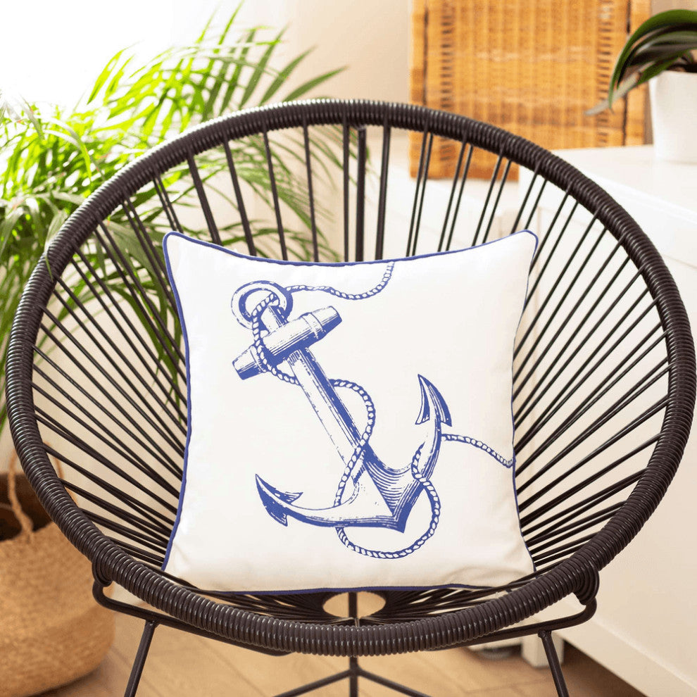 18" Multicolor Throw Pillow