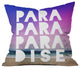Leah Flores Paradise Outdoor Throw Pillow