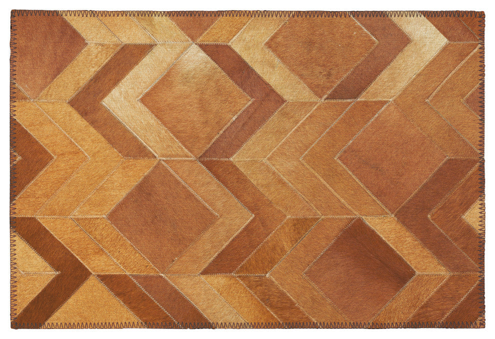 Indoor/Outdoor Stetson SS5 Spice Machine Washable 1'8" x 2'6" Rug