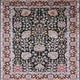 Ahgly Company Indoor Square Mid-Century Modern Area Rugs, 3' Square