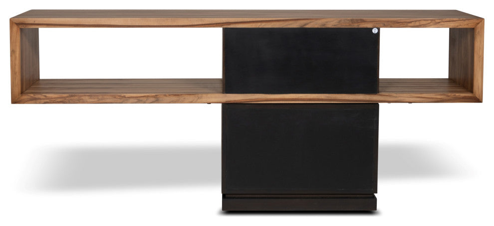 IE Series, Mensa, Console, Smoked Eucalyptus Top, Redgum Base