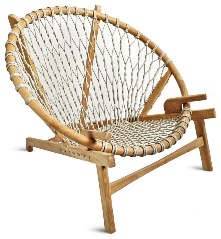 Outdoor Mayan Sunset Rope Chair