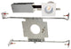 WAC-Lighting LEDme Miniature Square Recessed Downlight, 4000K Cool, White