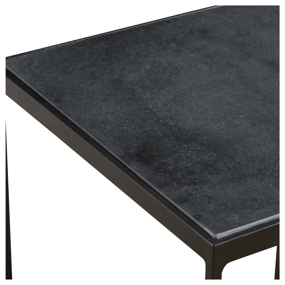 Close-up shot of the tabletop edge on a white background.