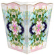 Laura Park Nantucket Bloom Wastepaper Basket, Scalloped Top