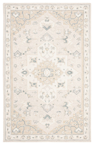Safavieh Micro-Loop Collection MLP505 Rug, Beige/Ivory, 4' X 6'