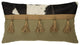Brown Tassel Embellished Decorative Throw Pillow