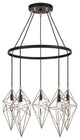 Woodbridge Lighting Lanning Chandelier, Antique Brass/Bronze