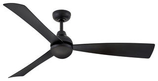 Hinkley Una LED Ceiling Fan, Matte Black, 56"